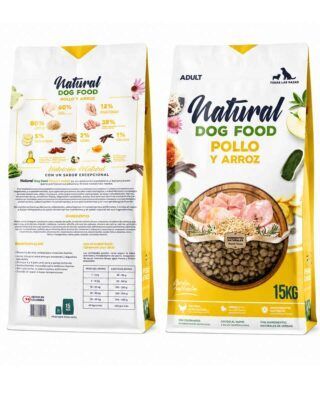 Natural Dog Food - Pollo y Arroz